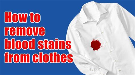 how to remove fake blood stains from clothes|blood in clothing remove tricks.